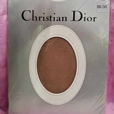 VINTAGE CHRISTIAN DIOR PANTYHOSE FRENCH TAUPE SIZE 1 SILKY LINGERIE